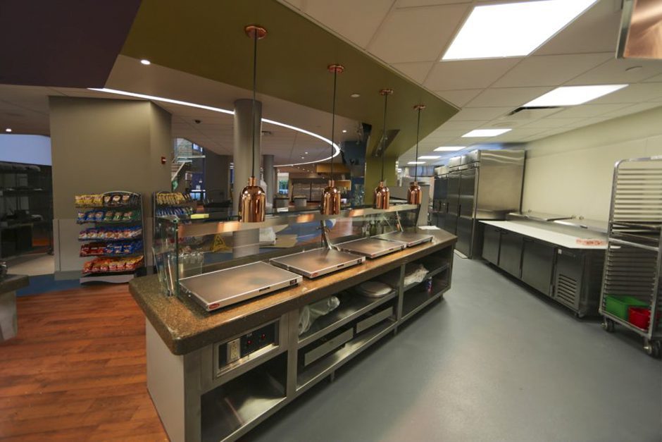 Design for corporate kitchen by Corsi Associates
